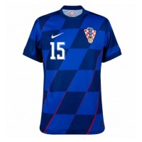 Camisa de time de futebol Croácia Mario Pasalic #15 Replicas 2º Equipamento Europeu 2024 Manga Curta